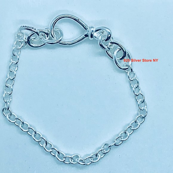 Pandora CHUNKY INFINITY KNOT Chain Bracelet - Picture 3 of 4